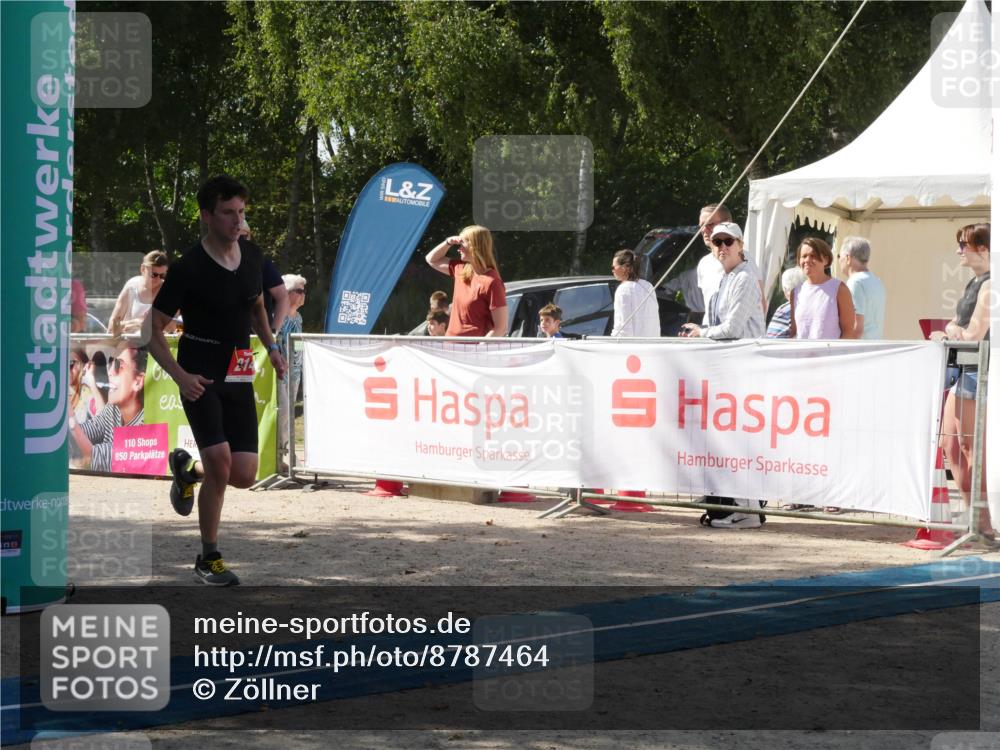 07.09.2025 - 19. Norderstedt Triathlon Zöllner http://msf.ph/oto/8787464 07.09.2025 13:24:20 Ziel  meine-sportfotos.de