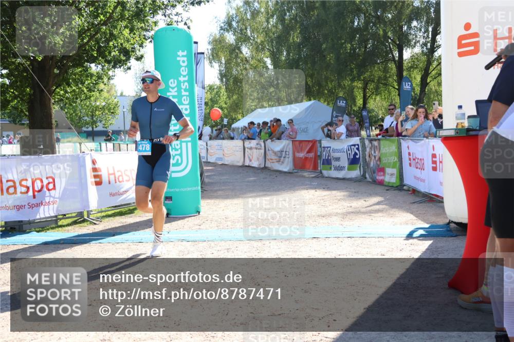 07.09.2025 - 19. Norderstedt Triathlon Zöllner http://msf.ph/oto/8787471 07.09.2025 15:53:03 Ziel 411, 1478 meine-sportfotos.de