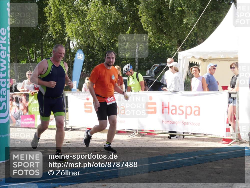 07.09.2025 - 19. Norderstedt Triathlon Zöllner http://msf.ph/oto/8787488 07.09.2025 13:25:00 Ziel 725, 810, 1263 meine-sportfotos.de