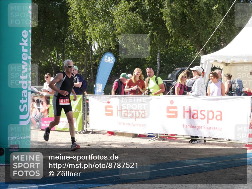 07.09.2025 - 19. Norderstedt Triathlon Zöllner http://msf.ph/oto/8787521 07.09.2025 13:25:30 Ziel 813 meine-sportfotos.de