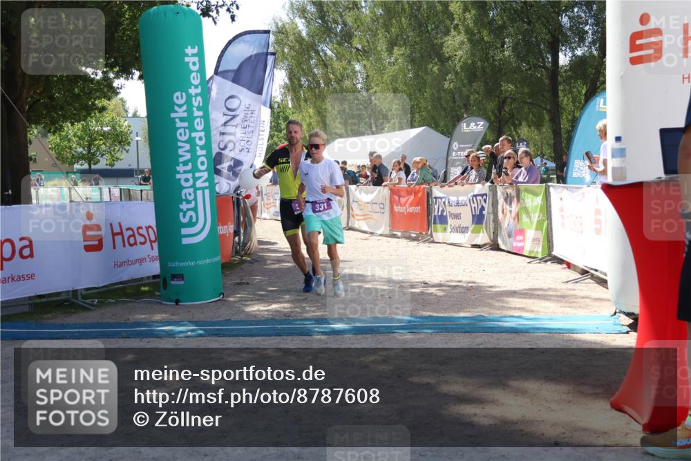 07.09.2025 - 19. Norderstedt Triathlon Zöllner http://msf.ph/oto/8787608 07.09.2025 13:35:47 Ziel 331 meine-sportfotos.de