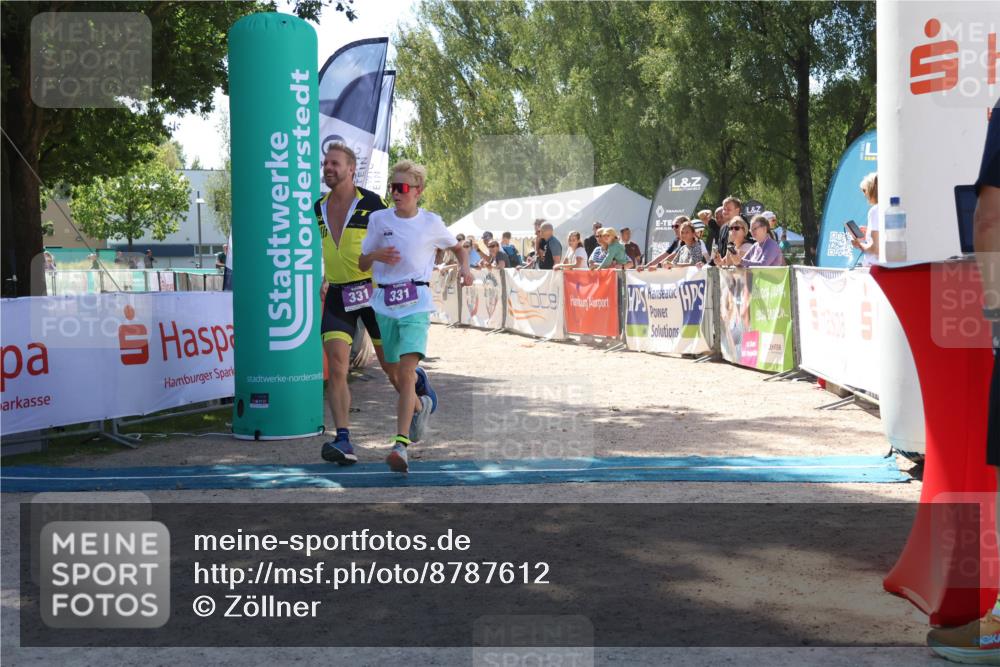 07.09.2025 - 19. Norderstedt Triathlon Zöllner http://msf.ph/oto/8787612 07.09.2025 13:35:47 Ziel 331 meine-sportfotos.de