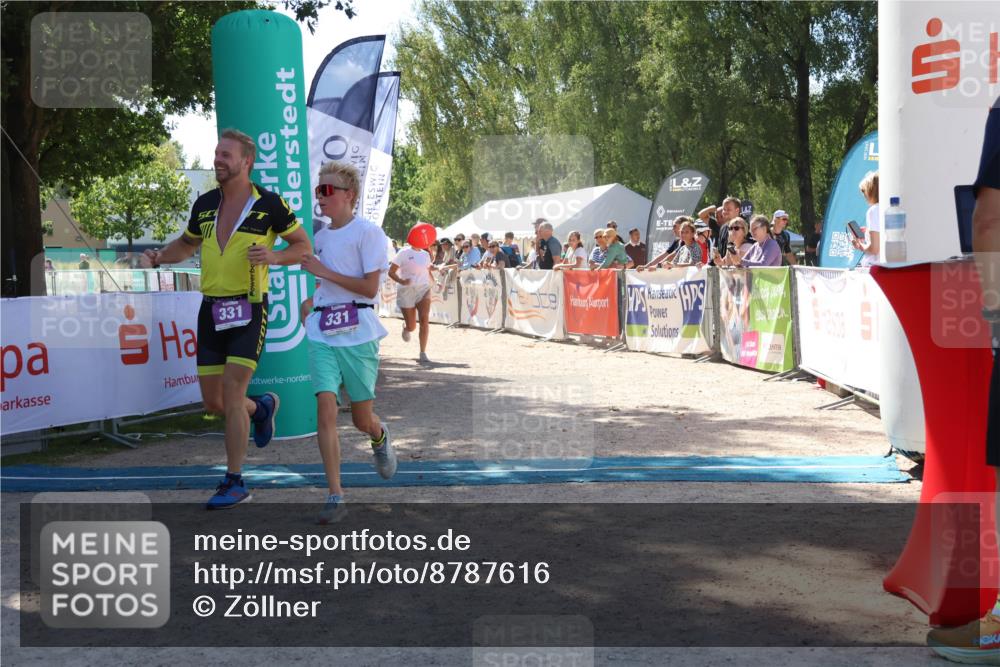 07.09.2025 - 19. Norderstedt Triathlon Zöllner http://msf.ph/oto/8787616 07.09.2025 13:35:47 Ziel 331 meine-sportfotos.de