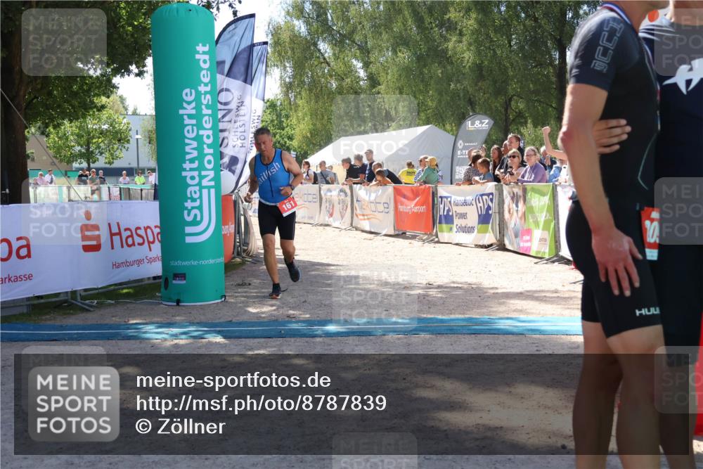 07.09.2025 - 19. Norderstedt Triathlon Zöllner http://msf.ph/oto/8787839 07.09.2025 13:37:45 Ziel 161 meine-sportfotos.de
