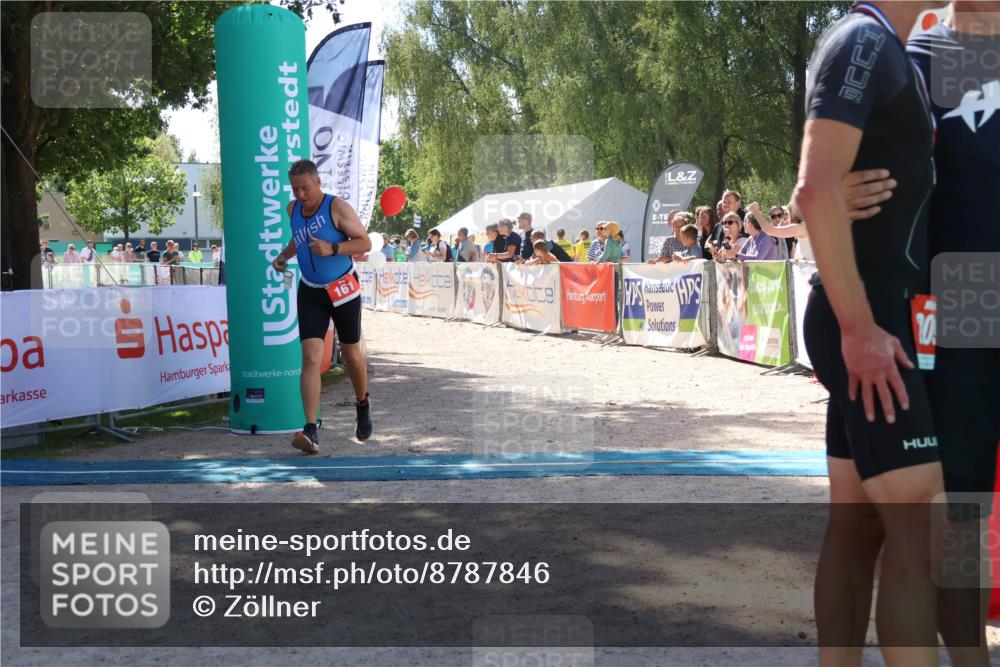 07.09.2025 - 19. Norderstedt Triathlon Zöllner http://msf.ph/oto/8787846 07.09.2025 13:37:45 Ziel 161 meine-sportfotos.de