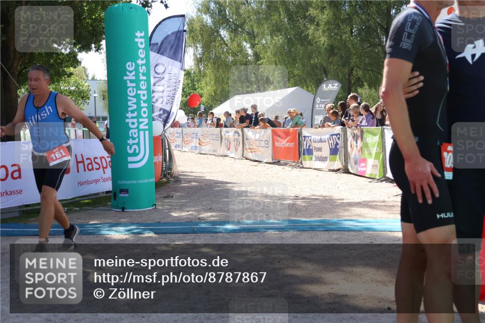 07.09.2025 - 19. Norderstedt Triathlon Zöllner http://msf.ph/oto/8787867 07.09.2025 13:37:47 Ziel 161 meine-sportfotos.de