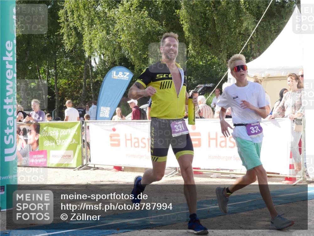 07.09.2025 - 19. Norderstedt Triathlon Zöllner http://msf.ph/oto/8787994 07.09.2025 13:35:49 Ziel 331 meine-sportfotos.de