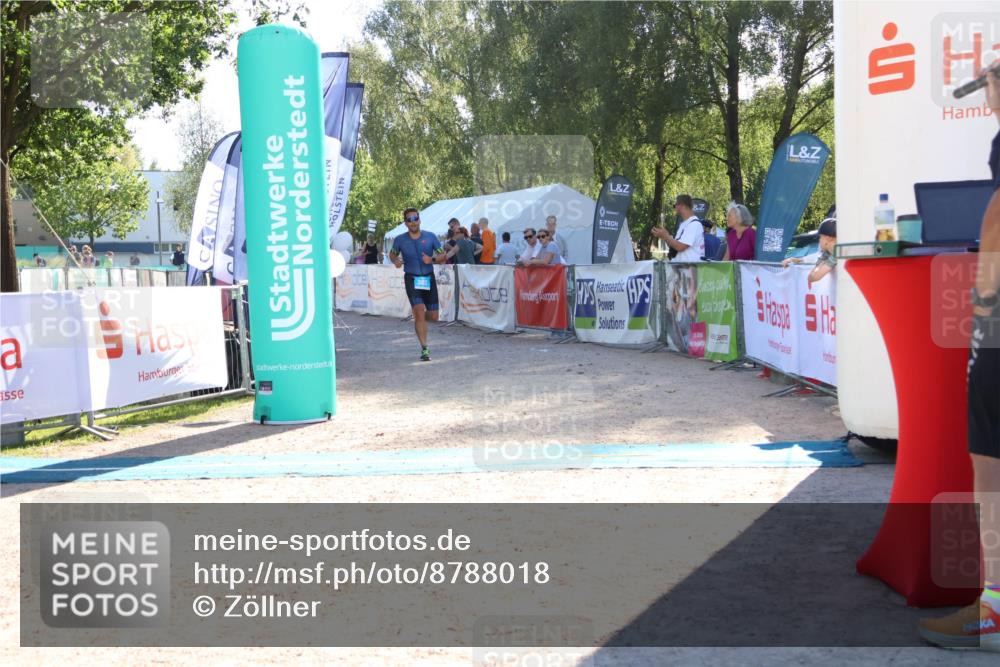 07.09.2025 - 19. Norderstedt Triathlon Zöllner http://msf.ph/oto/8788018 07.09.2025 16:03:23 Ziel 382 meine-sportfotos.de