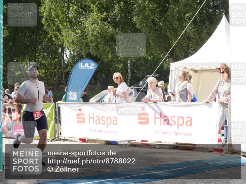 07.09.2025 - 19. Norderstedt Triathlon Zöllner http://msf.ph/oto/8788022 07.09.2025 13:36:39 Ziel 145, 1326 meine-sportfotos.de