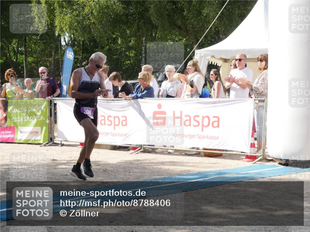 07.09.2025 - 19. Norderstedt Triathlon Zöllner http://msf.ph/oto/8788406 07.09.2025 13:46:08 Ziel 338 meine-sportfotos.de