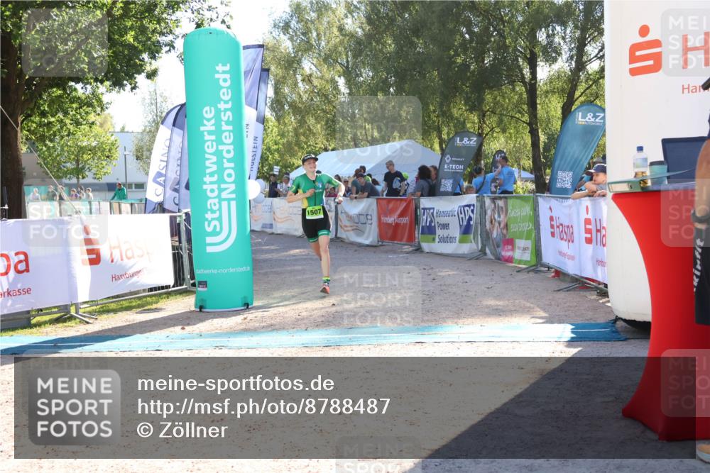07.09.2025 - 19. Norderstedt Triathlon Zöllner http://msf.ph/oto/8788487 07.09.2025 16:09:37 Ziel 1507 meine-sportfotos.de