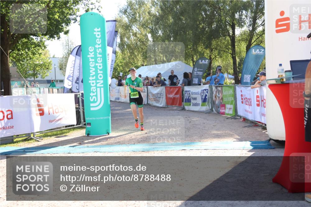07.09.2025 - 19. Norderstedt Triathlon Zöllner http://msf.ph/oto/8788488 07.09.2025 16:09:37 Ziel 1507 meine-sportfotos.de