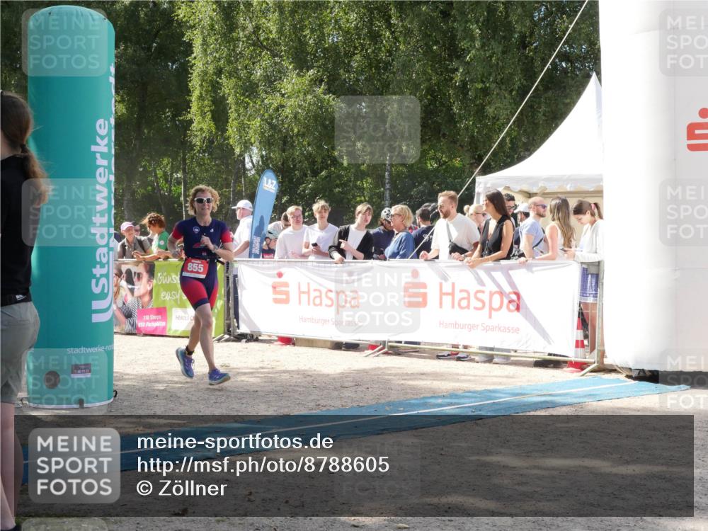 07.09.2025 - 19. Norderstedt Triathlon Zöllner http://msf.ph/oto/8788605 07.09.2025 13:49:58 Ziel 855 meine-sportfotos.de