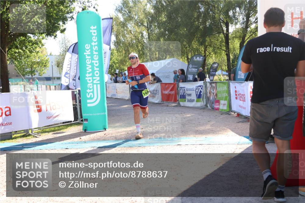 07.09.2025 - 19. Norderstedt Triathlon Zöllner http://msf.ph/oto/8788637 07.09.2025 16:10:45 Ziel 1496 meine-sportfotos.de
