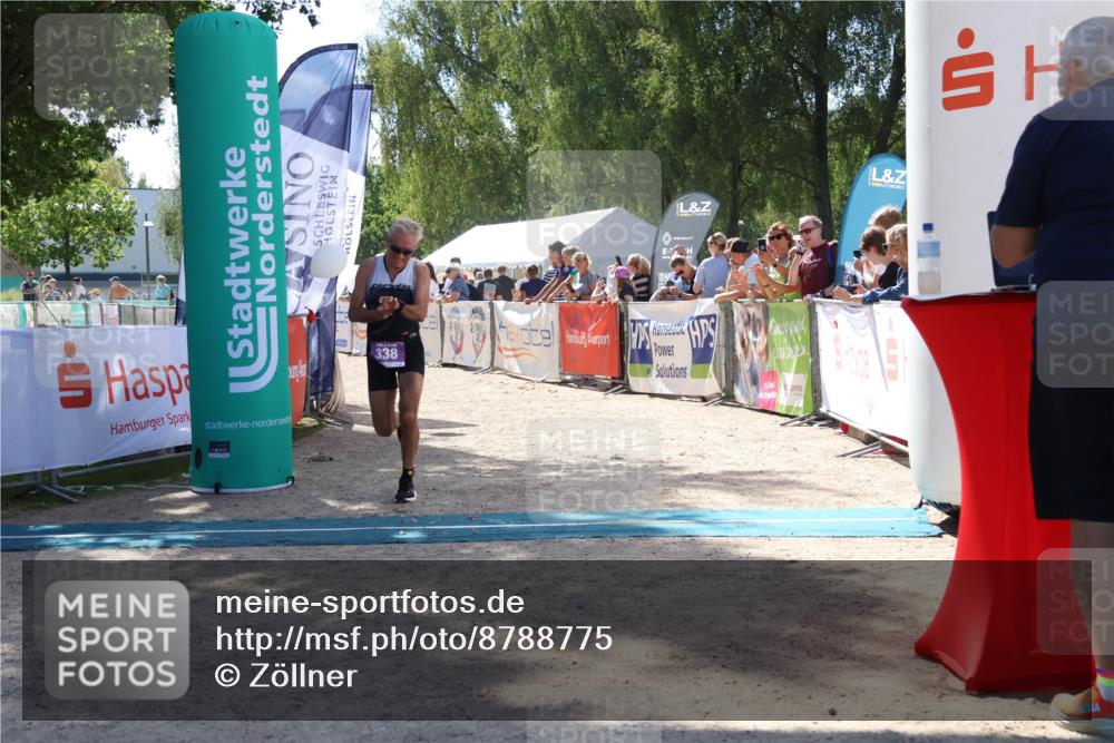 07.09.2025 - 19. Norderstedt Triathlon Zöllner http://msf.ph/oto/8788775 07.09.2025 13:46:06 Ziel 338 meine-sportfotos.de