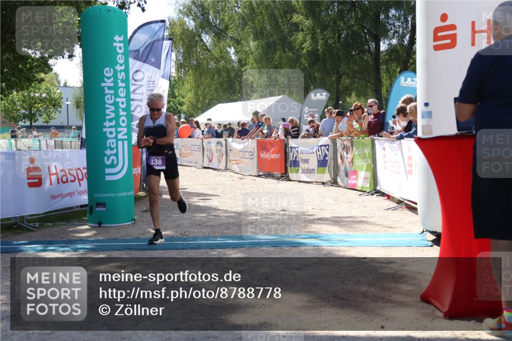 07.09.2025 - 19. Norderstedt Triathlon Zöllner http://msf.ph/oto/8788778 07.09.2025 13:46:06 Ziel 338 meine-sportfotos.de