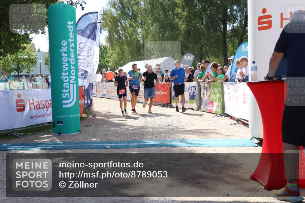 07.09.2025 - 19. Norderstedt Triathlon Zöllner http://msf.ph/oto/8789053 07.09.2025 13:48:16 Ziel 311, 777, 1298 meine-sportfotos.de