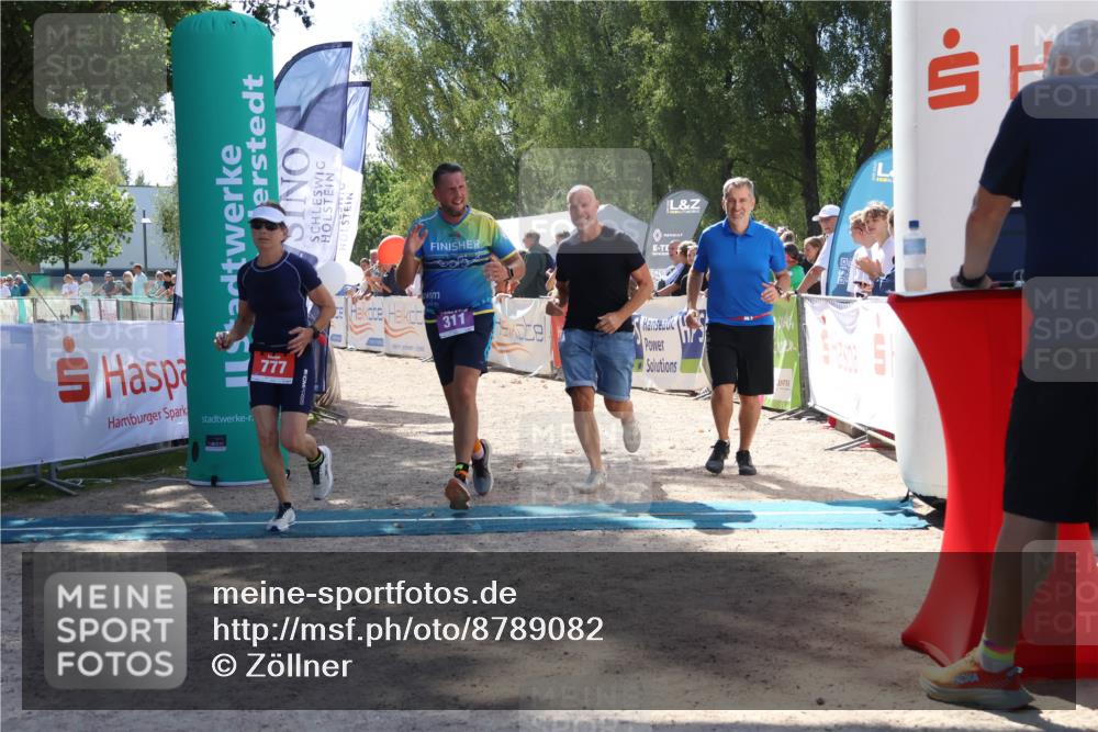 07.09.2025 - 19. Norderstedt Triathlon Zöllner http://msf.ph/oto/8789082 07.09.2025 13:48:18 Ziel 311, 777, 1298 meine-sportfotos.de