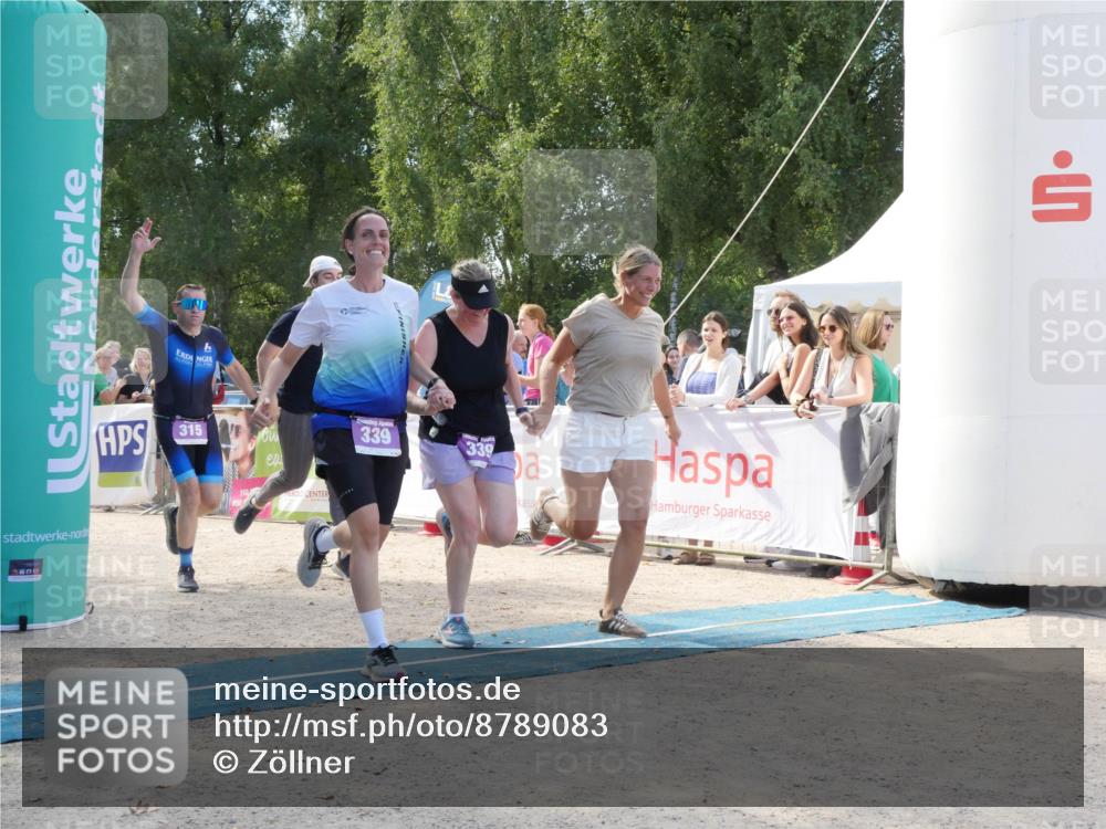 07.09.2025 - 19. Norderstedt Triathlon Zöllner http://msf.ph/oto/8789083 07.09.2025 14:00:19 Ziel 315, 339 meine-sportfotos.de