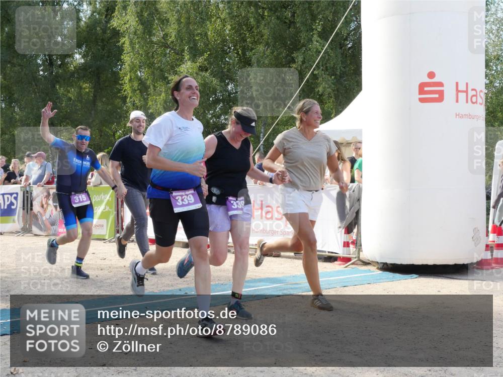 07.09.2025 - 19. Norderstedt Triathlon Zöllner http://msf.ph/oto/8789086 07.09.2025 14:00:20 Ziel 315, 339 meine-sportfotos.de