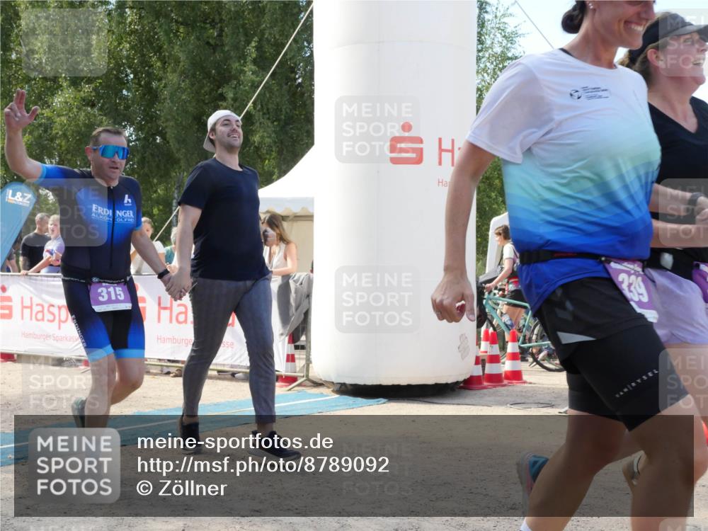 07.09.2025 - 19. Norderstedt Triathlon Zöllner http://msf.ph/oto/8789092 07.09.2025 14:00:21 Ziel 315, 339 meine-sportfotos.de