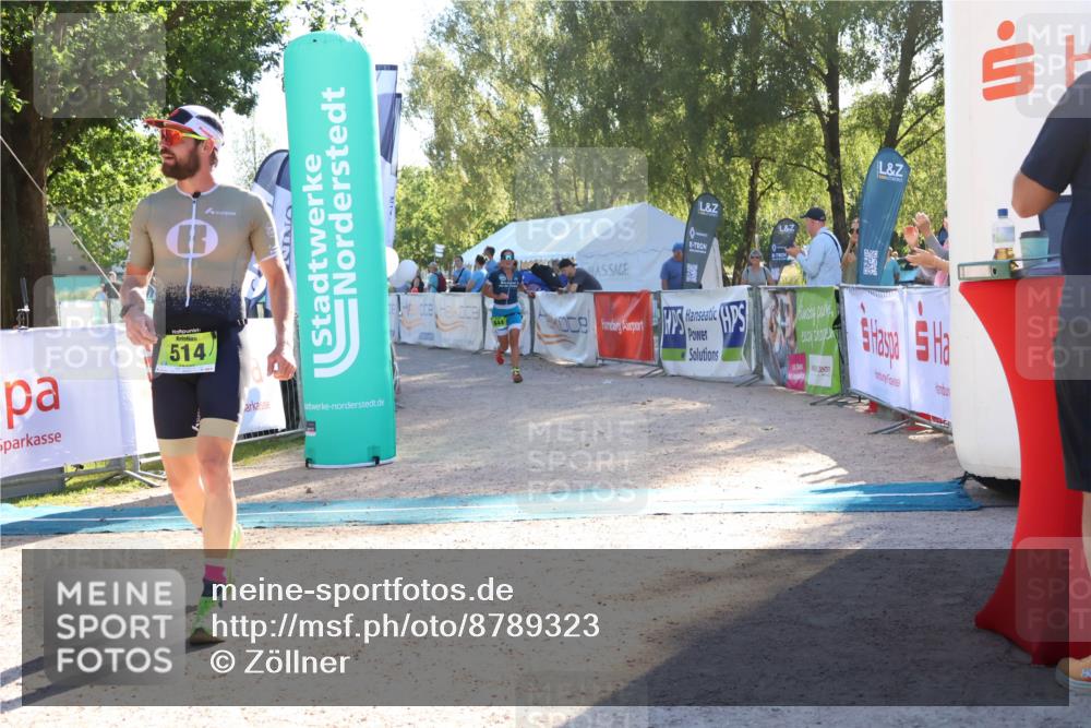 07.09.2025 - 19. Norderstedt Triathlon Zöllner http://msf.ph/oto/8789323 07.09.2025 16:17:09 Ziel 444, 514 meine-sportfotos.de