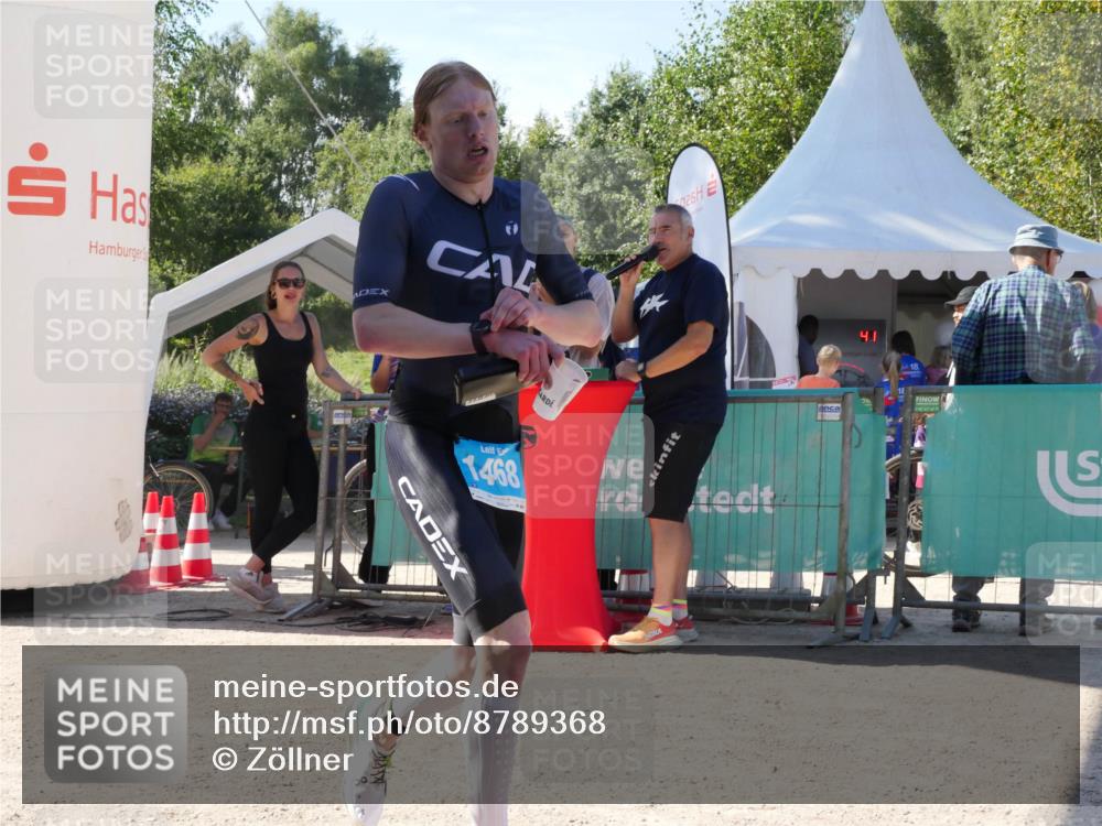 07.09.2025 - 19. Norderstedt Triathlon Zöllner http://msf.ph/oto/8789368 07.09.2025 15:02:11 Ziel 1468 meine-sportfotos.de