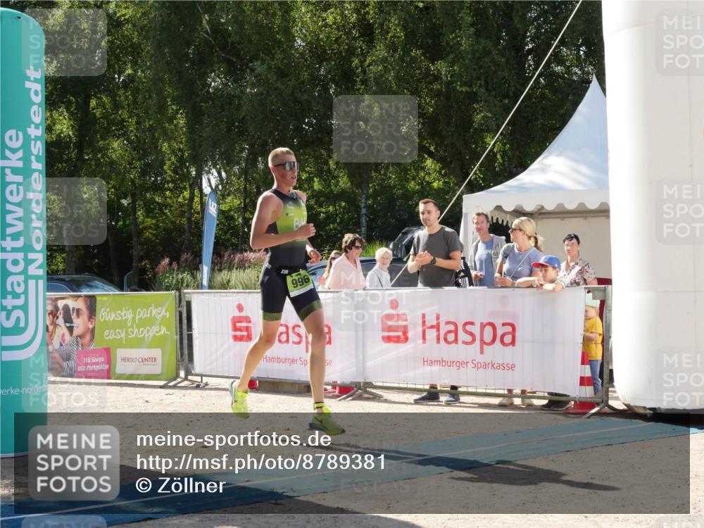 07.09.2025 - 19. Norderstedt Triathlon Zöllner http://msf.ph/oto/8789381 07.09.2025 15:02:53 Ziel 996 meine-sportfotos.de