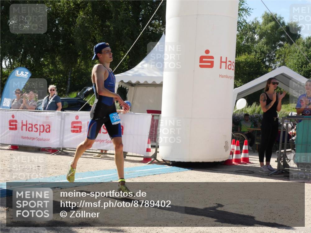 07.09.2025 - 19. Norderstedt Triathlon Zöllner http://msf.ph/oto/8789402 07.09.2025 15:05:20 Ziel 392 meine-sportfotos.de