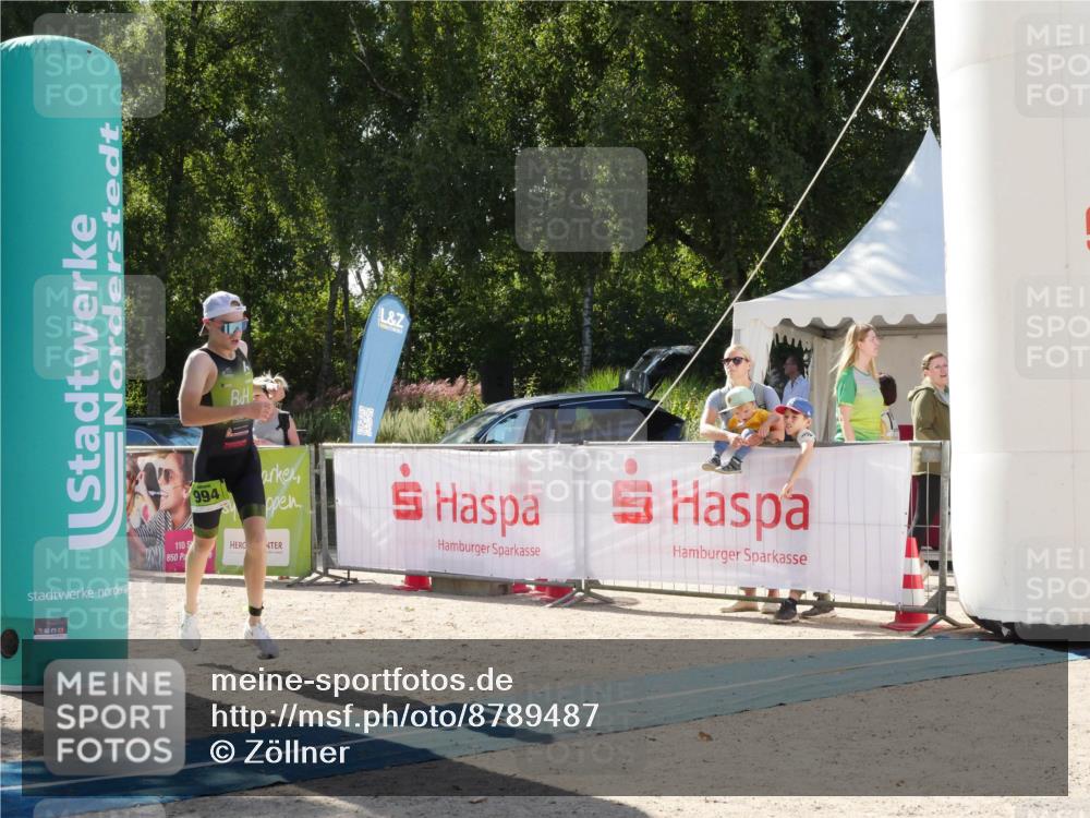 07.09.2025 - 19. Norderstedt Triathlon Zöllner http://msf.ph/oto/8789487 07.09.2025 15:14:10 Ziel 994 meine-sportfotos.de