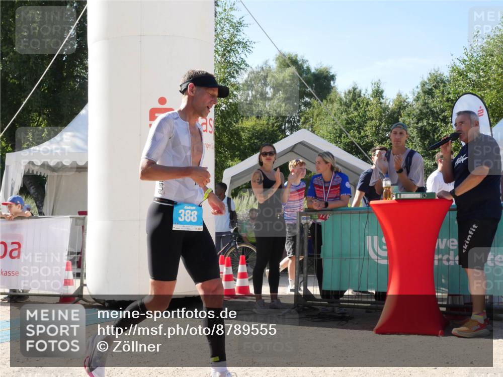 07.09.2025 - 19. Norderstedt Triathlon Zöllner http://msf.ph/oto/8789555 07.09.2025 15:14:47 Ziel 388 meine-sportfotos.de