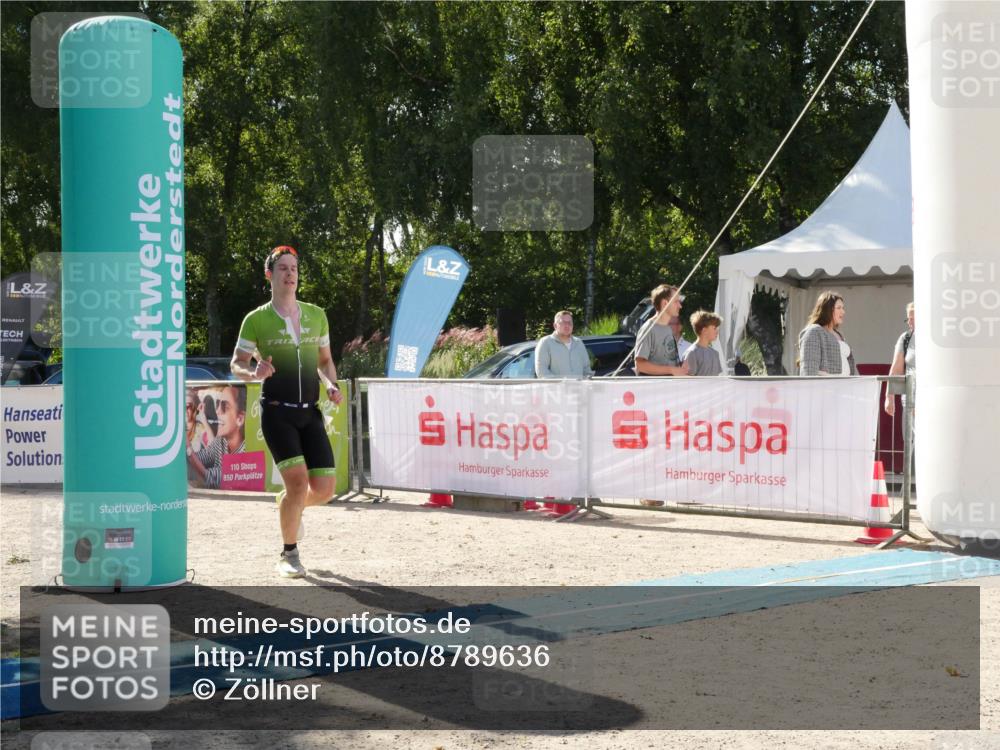 07.09.2025 - 19. Norderstedt Triathlon Zöllner http://msf.ph/oto/8789636 07.09.2025 15:17:52 Ziel 1004 meine-sportfotos.de