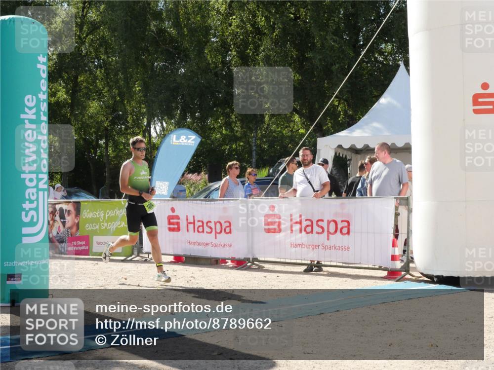 07.09.2025 - 19. Norderstedt Triathlon Zöllner http://msf.ph/oto/8789662 07.09.2025 15:18:27 Ziel 1007 meine-sportfotos.de