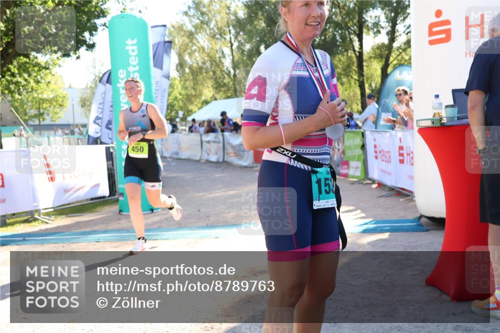 07.09.2025 - 19. Norderstedt Triathlon Zöllner http://msf.ph/oto/8789763 07.09.2025 16:20:20 Ziel 450 meine-sportfotos.de