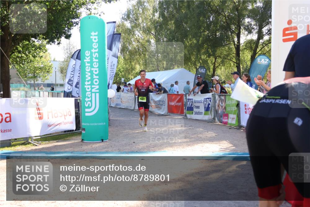 07.09.2025 - 19. Norderstedt Triathlon Zöllner http://msf.ph/oto/8789801 07.09.2025 16:21:16 Ziel 501 meine-sportfotos.de
