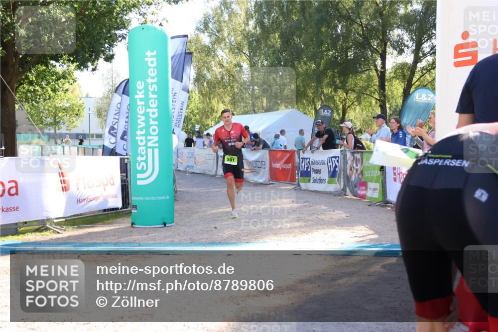 07.09.2025 - 19. Norderstedt Triathlon Zöllner http://msf.ph/oto/8789806 07.09.2025 16:21:16 Ziel 501 meine-sportfotos.de