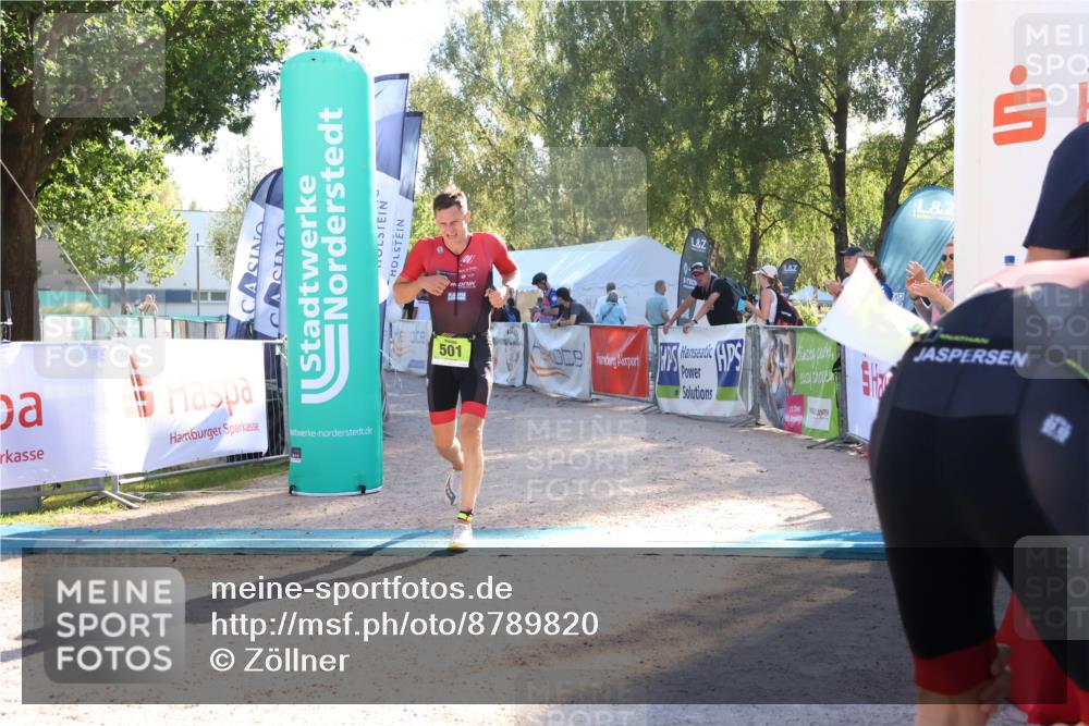 07.09.2025 - 19. Norderstedt Triathlon Zöllner http://msf.ph/oto/8789820 07.09.2025 16:21:17 Ziel 501 meine-sportfotos.de