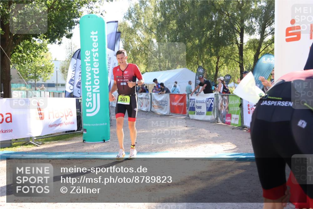 07.09.2025 - 19. Norderstedt Triathlon Zöllner http://msf.ph/oto/8789823 07.09.2025 16:21:17 Ziel 501 meine-sportfotos.de