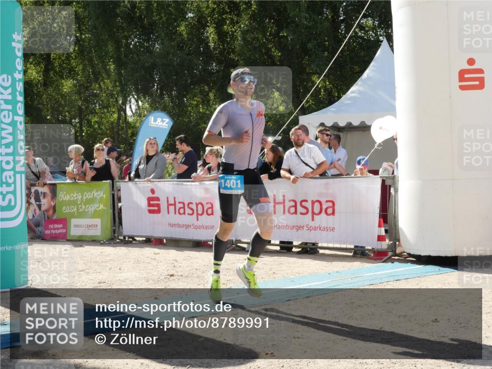 07.09.2025 - 19. Norderstedt Triathlon Zöllner http://msf.ph/oto/8789991 07.09.2025 15:25:06 Ziel 1401 meine-sportfotos.de