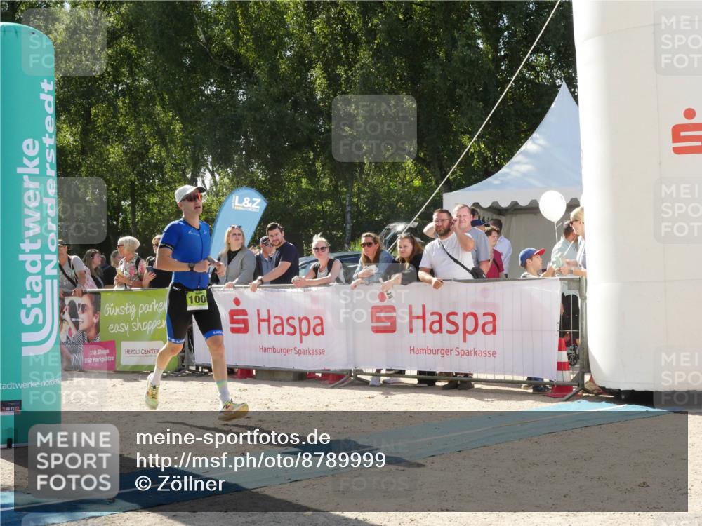 07.09.2025 - 19. Norderstedt Triathlon Zöllner http://msf.ph/oto/8789999 07.09.2025 15:25:11 Ziel 1008, 1401 meine-sportfotos.de