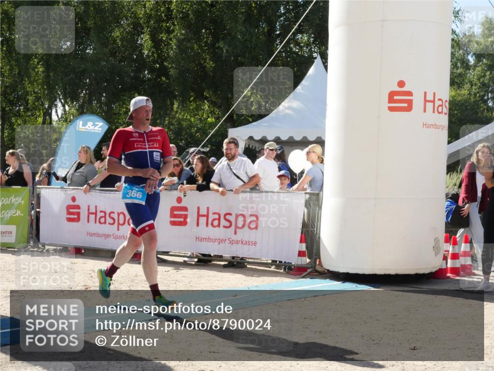 07.09.2025 - 19. Norderstedt Triathlon Zöllner http://msf.ph/oto/8790024 07.09.2025 15:26:04 Ziel 366 meine-sportfotos.de