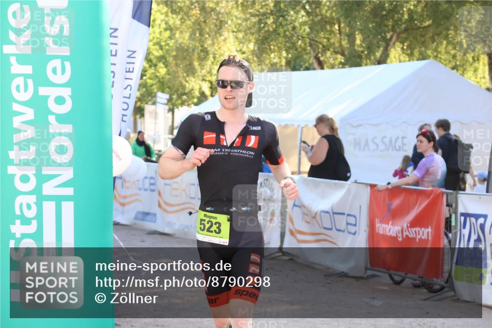 07.09.2025 - 19. Norderstedt Triathlon Zöllner http://msf.ph/oto/8790298 07.09.2025 16:25:47 Ziel 523 meine-sportfotos.de