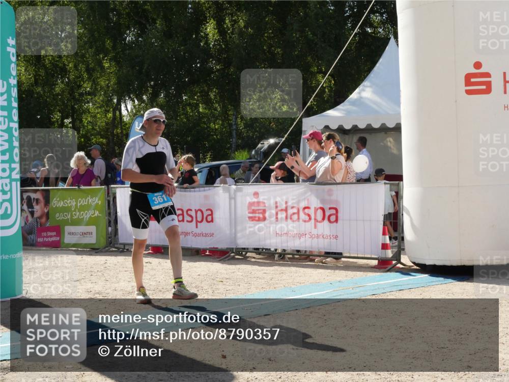 07.09.2025 - 19. Norderstedt Triathlon Zöllner http://msf.ph/oto/8790357 07.09.2025 15:39:43 Ziel 361 meine-sportfotos.de
