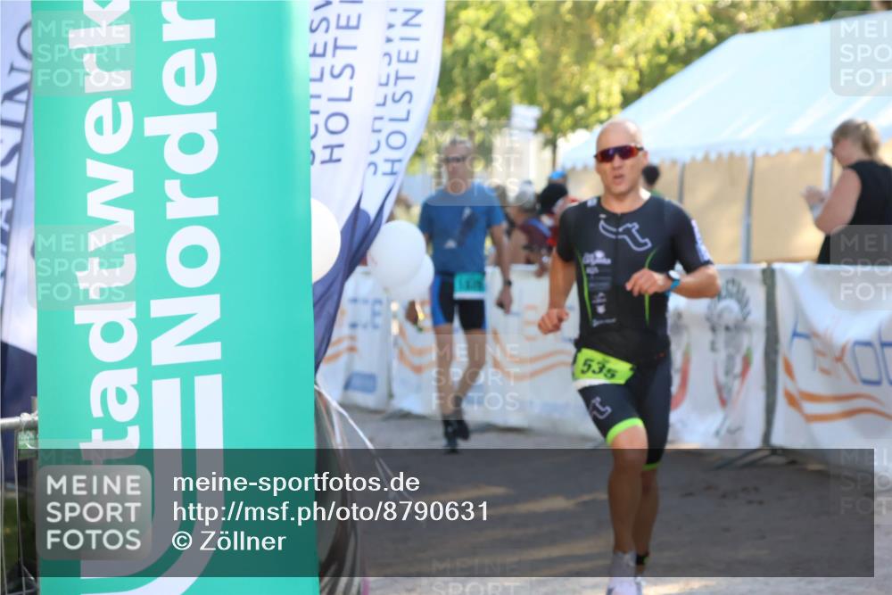 07.09.2025 - 19. Norderstedt Triathlon Zöllner http://msf.ph/oto/8790631 07.09.2025 16:28:09 Ziel 479, 512, 524, 535 meine-sportfotos.de
