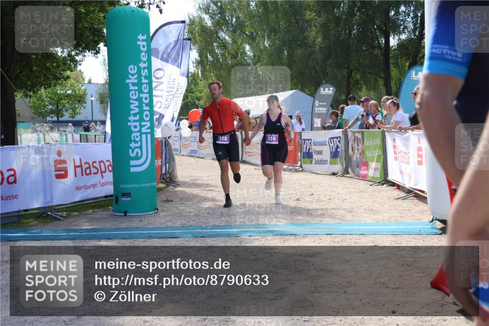 07.09.2025 - 19. Norderstedt Triathlon Zöllner http://msf.ph/oto/8790633 07.09.2025 14:02:25 Ziel 316 meine-sportfotos.de