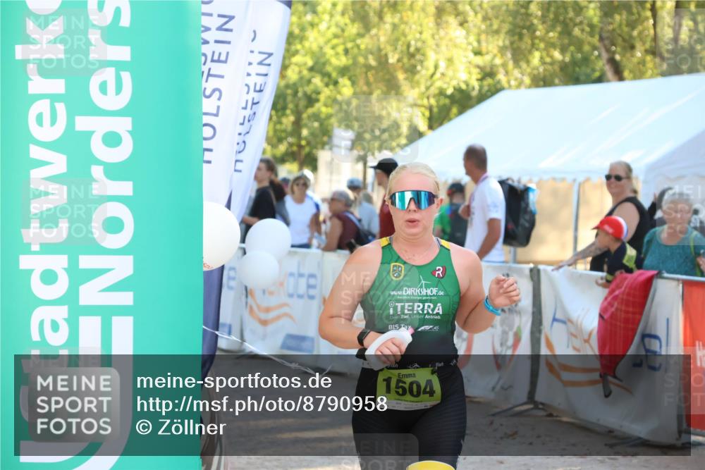 07.09.2025 - 19. Norderstedt Triathlon Zöllner http://msf.ph/oto/8790958 07.09.2025 16:30:07 Ziel 1504 meine-sportfotos.de