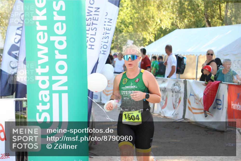 07.09.2025 - 19. Norderstedt Triathlon Zöllner http://msf.ph/oto/8790960 07.09.2025 16:30:08 Ziel 1504 meine-sportfotos.de