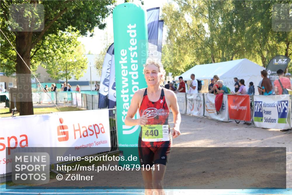 07.09.2025 - 19. Norderstedt Triathlon Zöllner http://msf.ph/oto/8791041 07.09.2025 16:30:34 Ziel 440 meine-sportfotos.de