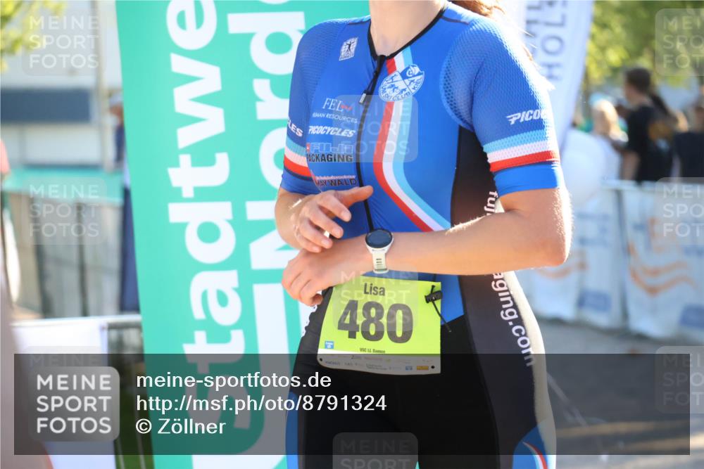07.09.2025 - 19. Norderstedt Triathlon Zöllner http://msf.ph/oto/8791324 07.09.2025 16:31:28 Ziel 480, 525, 1594 meine-sportfotos.de