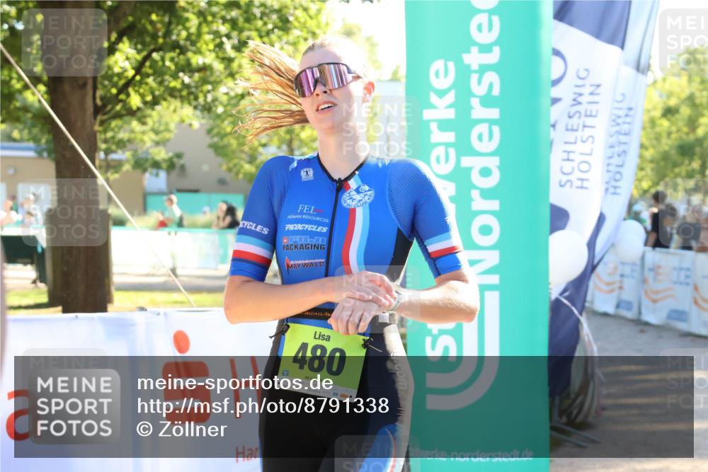 07.09.2025 - 19. Norderstedt Triathlon Zöllner http://msf.ph/oto/8791338 07.09.2025 16:31:28 Ziel 480, 525, 1594 meine-sportfotos.de